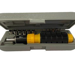 Screw Driver Socket Set 14 Piece/Box Ratchet Wrench Tool 1" H x 8.5" W